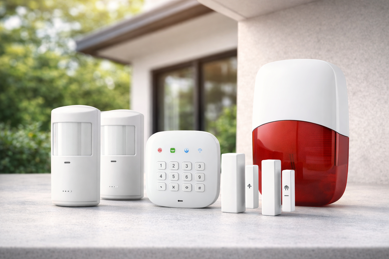 Sistema de alarmas y sensores