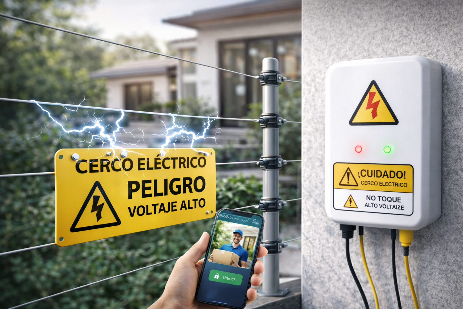 Cerco eléctrico perimetral